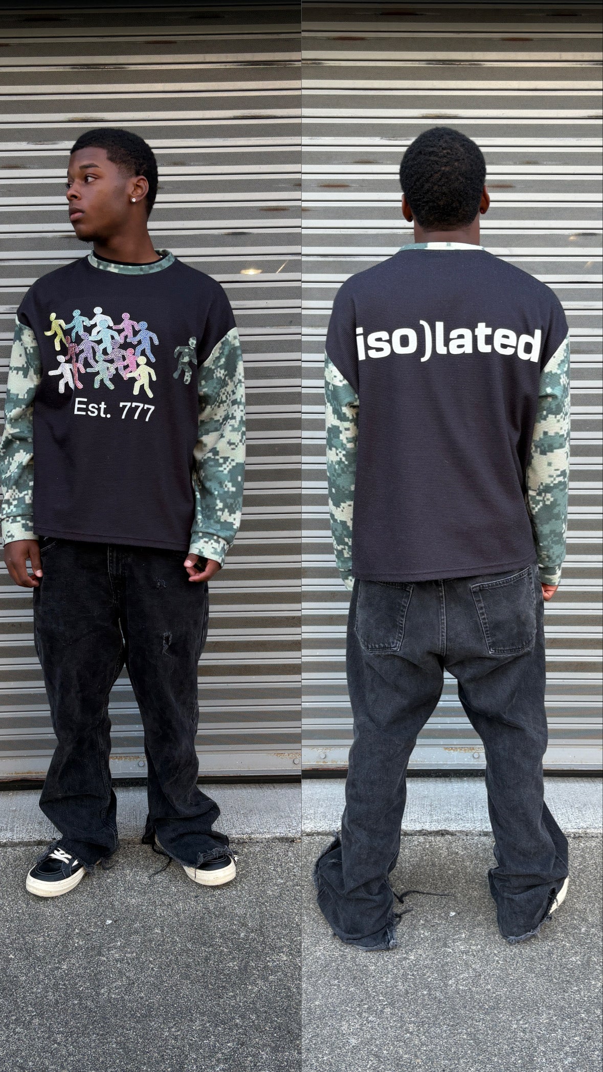 Black (iso)lated Thermal Long Sleeve
